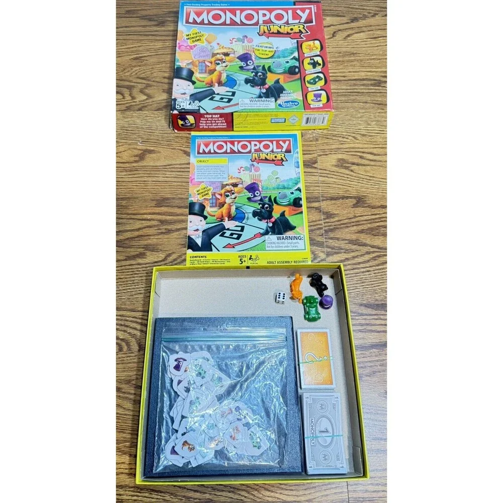 Monopoly‎ Junior Board Game My First Monopoly Game Ages 5+ Hasbro 2017